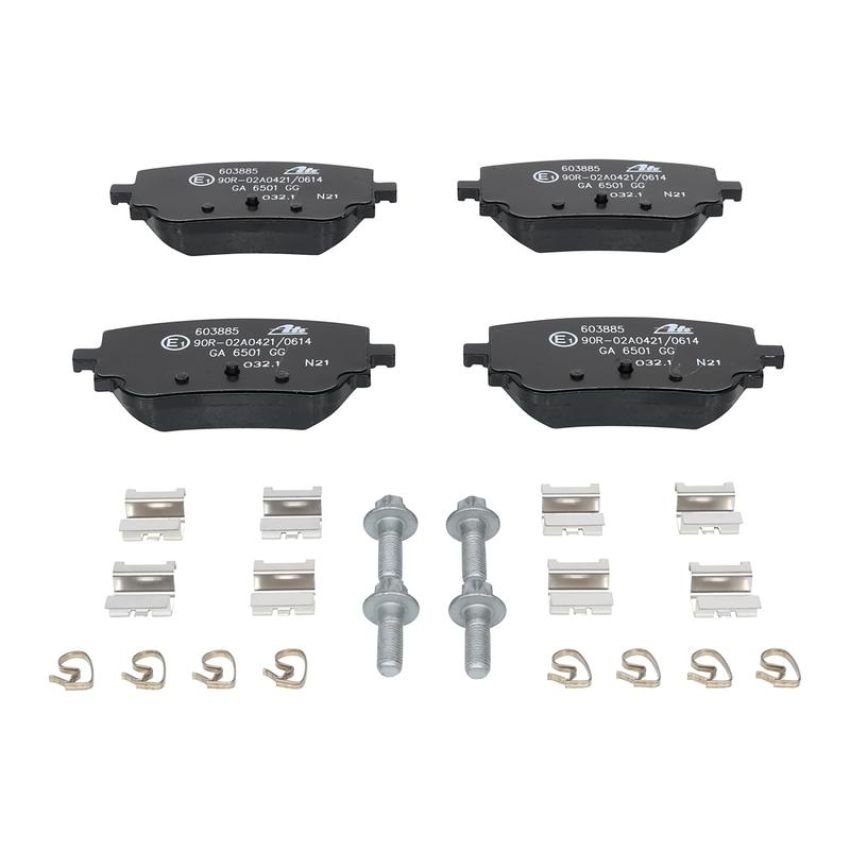 ATE 603885 ATE Original Semi-Metallic Rear Disc Brake Pad Set 603885 for Mercedes-Benz