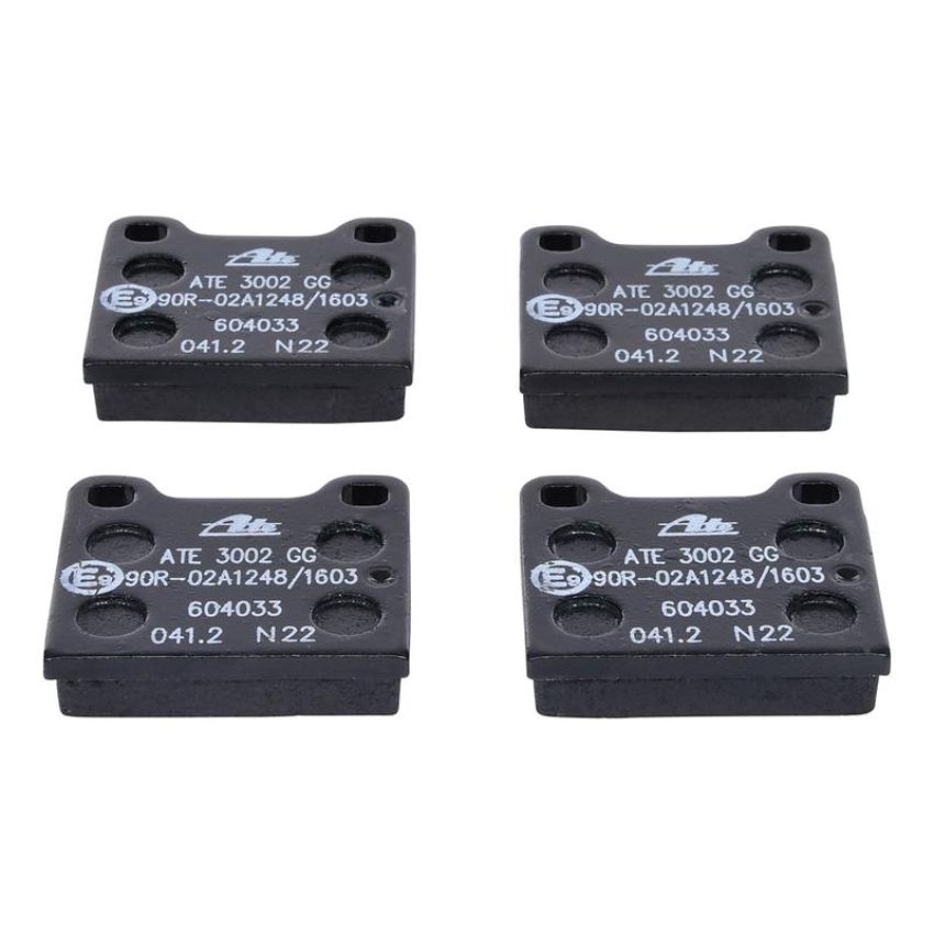 ATE 604033 ATE Original Semi-Metallic Front Disc Brake Pad Set 604033 for Porsche
