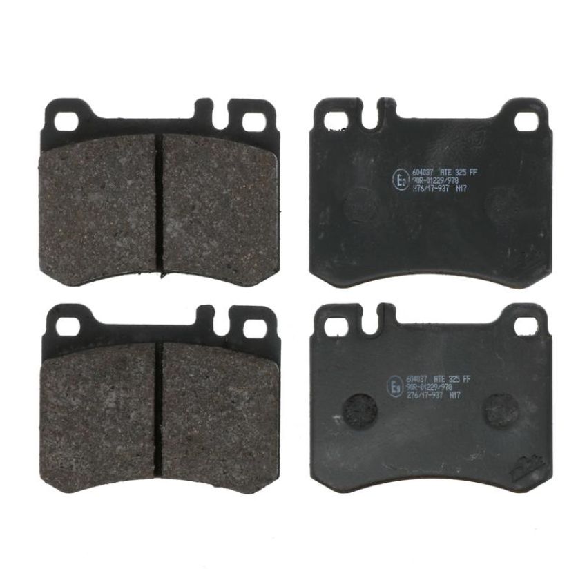 ATE 604037 ATE Original Semi-Metallic Front Disc Brake Pad Set 604037 for Mercedes-Benz