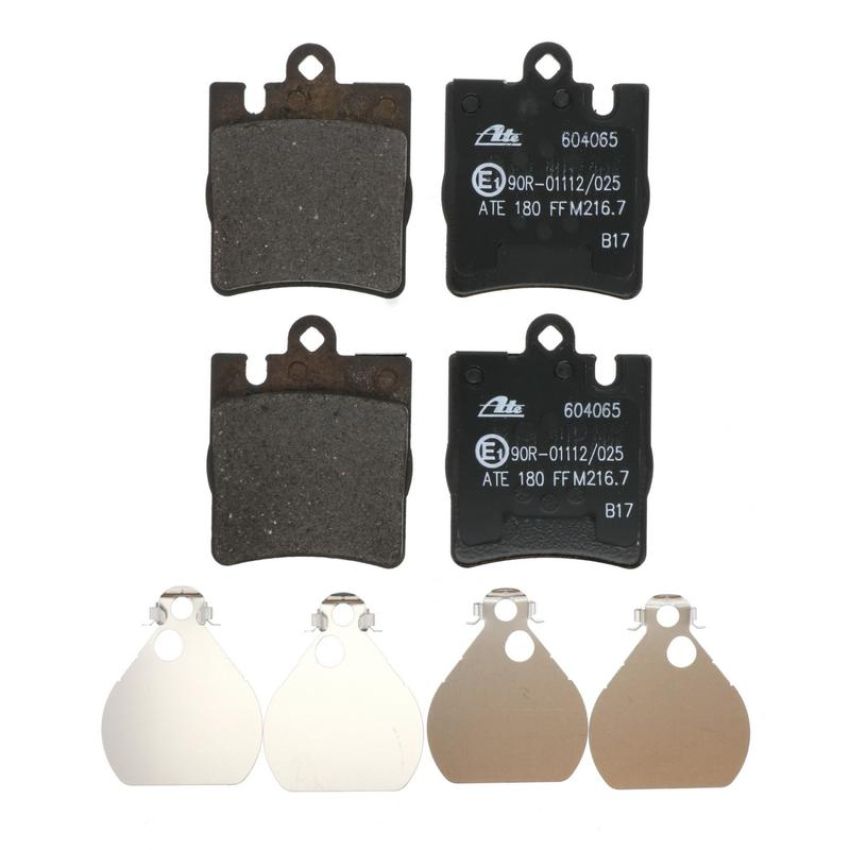 ATE 604065 ATE Original Semi-Metallic Rear Disc Brake Pad Set 604065 for Mercedes-Benz