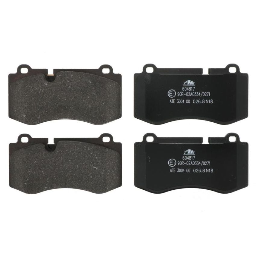 ATE 604817 ATE Original Semi-Metallic Front Disc Brake Pad Set 604817 for Mercedes-Benz