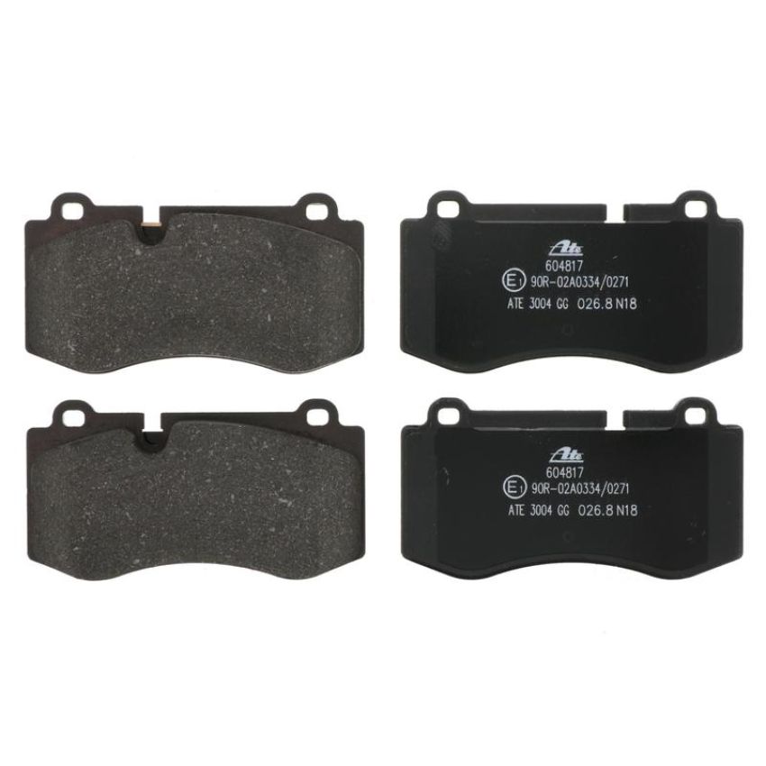 ATE 604817 ATE Original Semi-Metallic Front Disc Brake Pad Set 604817 for Mercedes-Benz