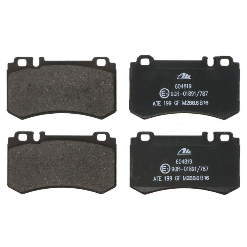 ATE 604819 ATE Original Semi-Metallic Rear Disc Brake Pad Set 604819 for Mercedes-Benz