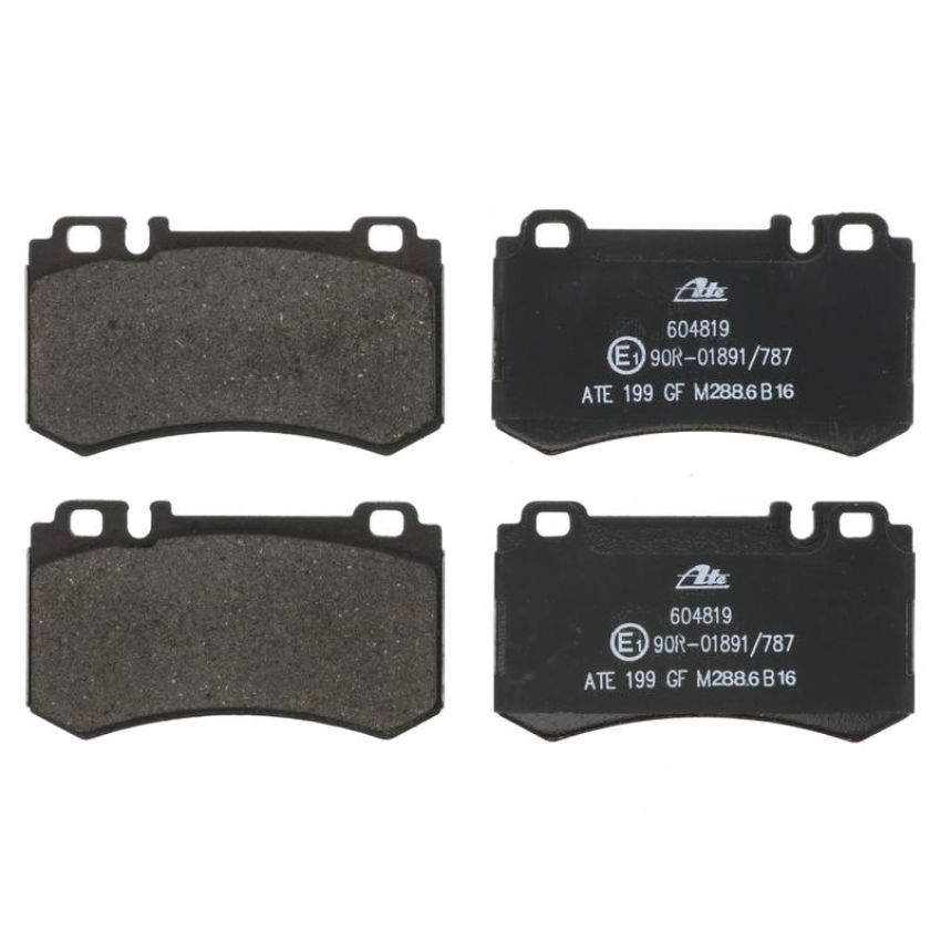 ATE 604819 ATE Original Semi-Metallic Rear Disc Brake Pad Set 604819 for Mercedes-Benz