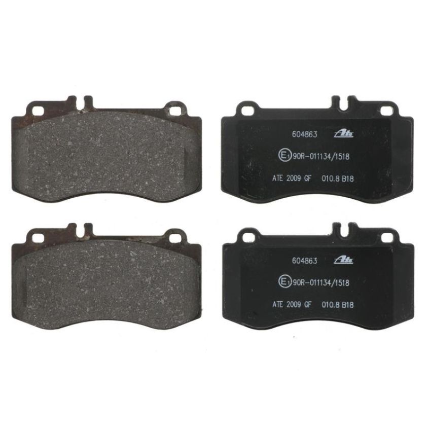 ATE 604863 ATE Original Semi-Metallic Front Disc Brake Pad Set 604863 for Mercedes-Benz