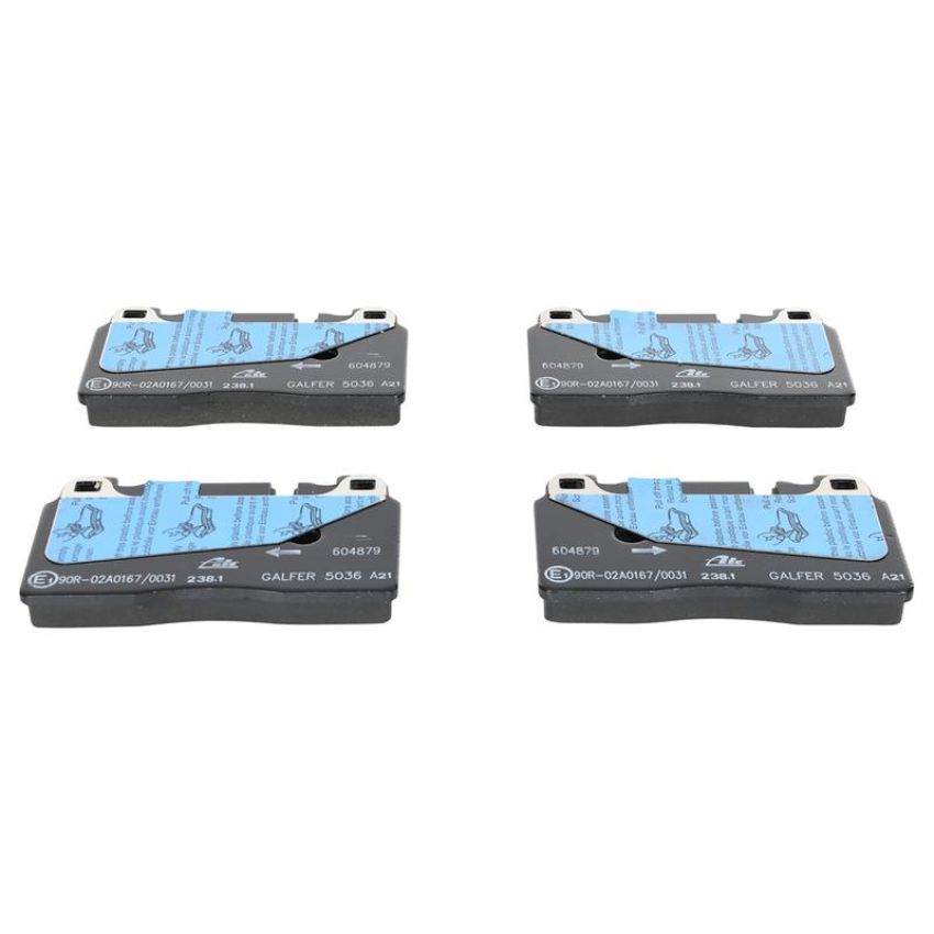 ATE 604879 ATE Original Semi-Metallic Front Disc Brake Pad Set 604879 for Audi, Porsche