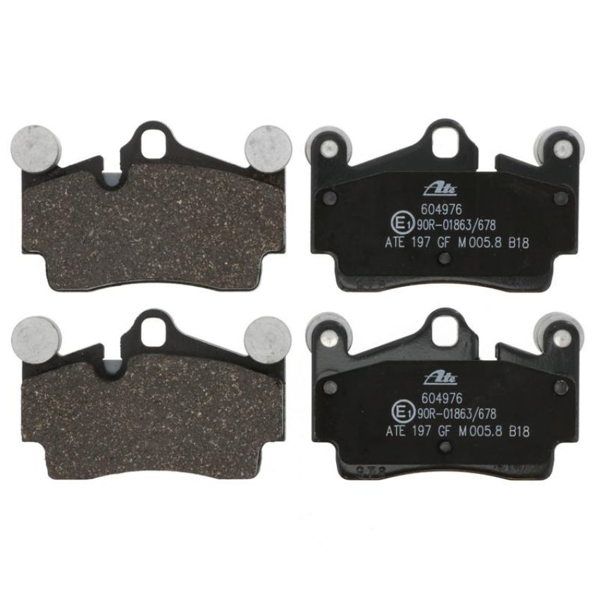 ATE 604976 ATE Semi-Metallic Rear Disc Brake Pad Set 604976 for Audi, Porsche, Volkswagen