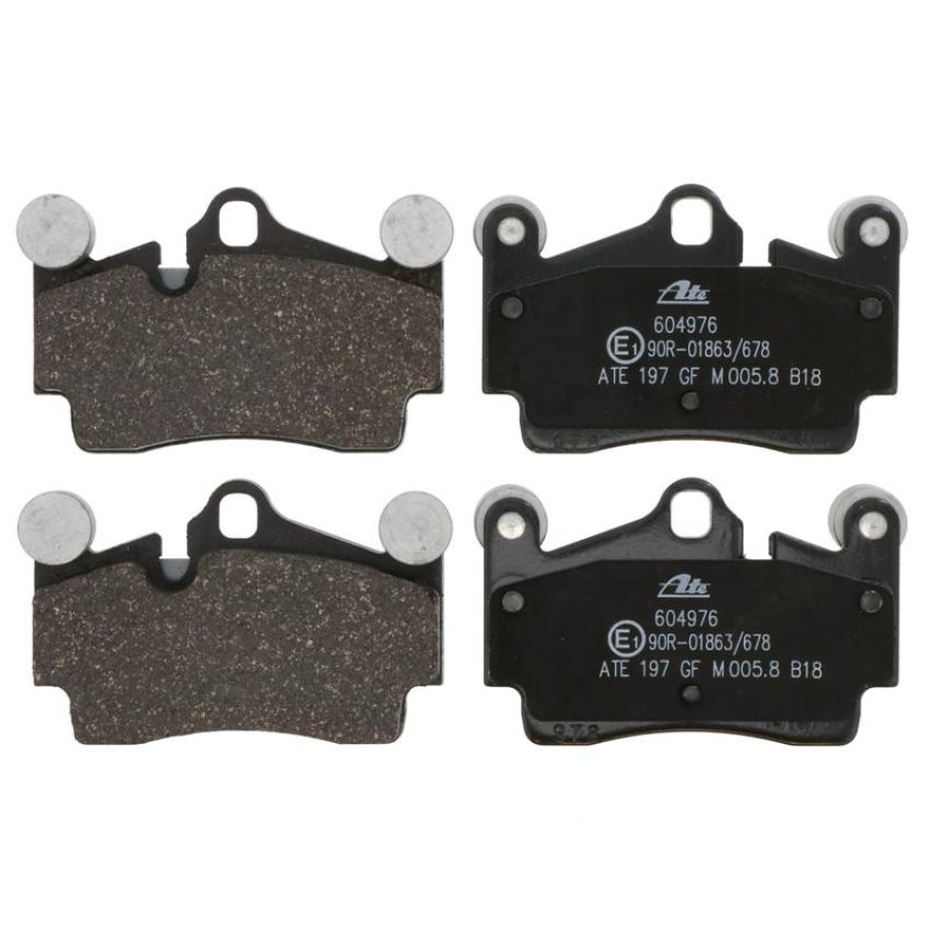 ATE 604976 ATE Semi-Metallic Rear Disc Brake Pad Set 604976 for Audi, Porsche, Volkswagen