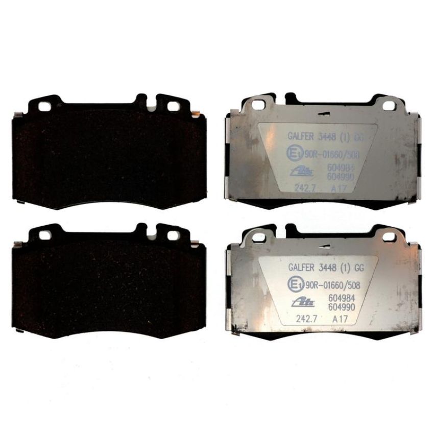 ATE 604984 ATE Original Semi-Metallic Front Disc Brake Pad Set 604984 for Mercedes-Benz