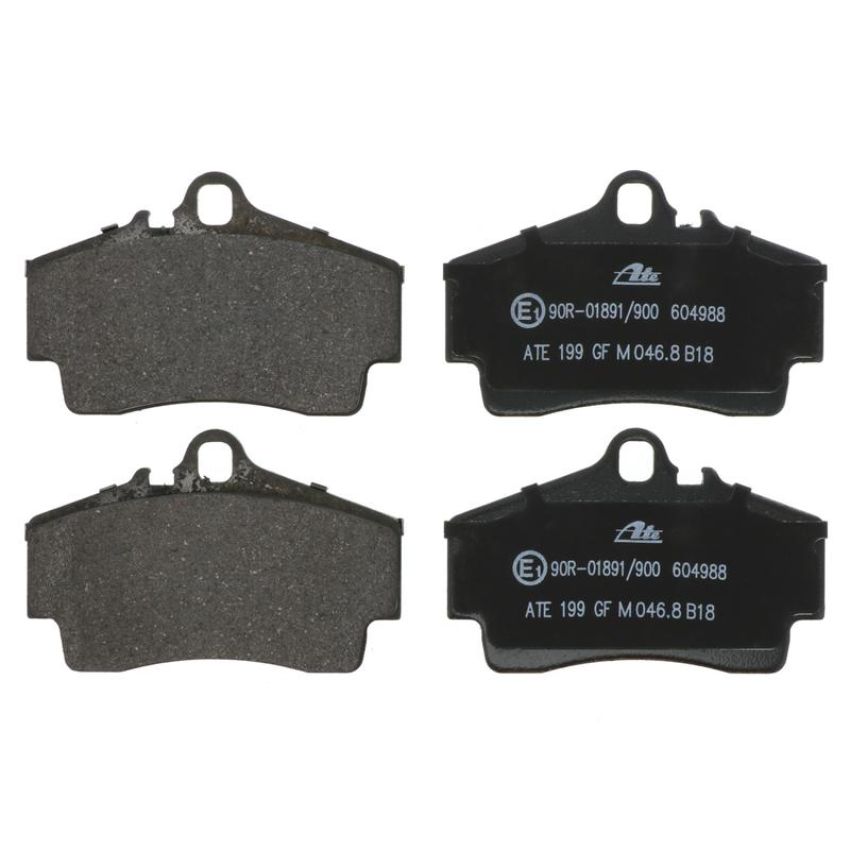 ATE 604988 ATE Original Semi-Metallic Front Disc Brake Pad Set 604988 for Porsche