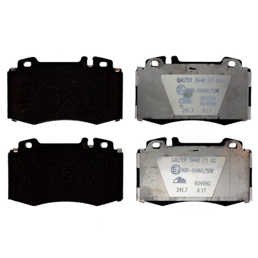 ATE 604990 ATE Original Semi-Metallic Front Disc Brake Pad Set 604990 for Mercedes-Benz