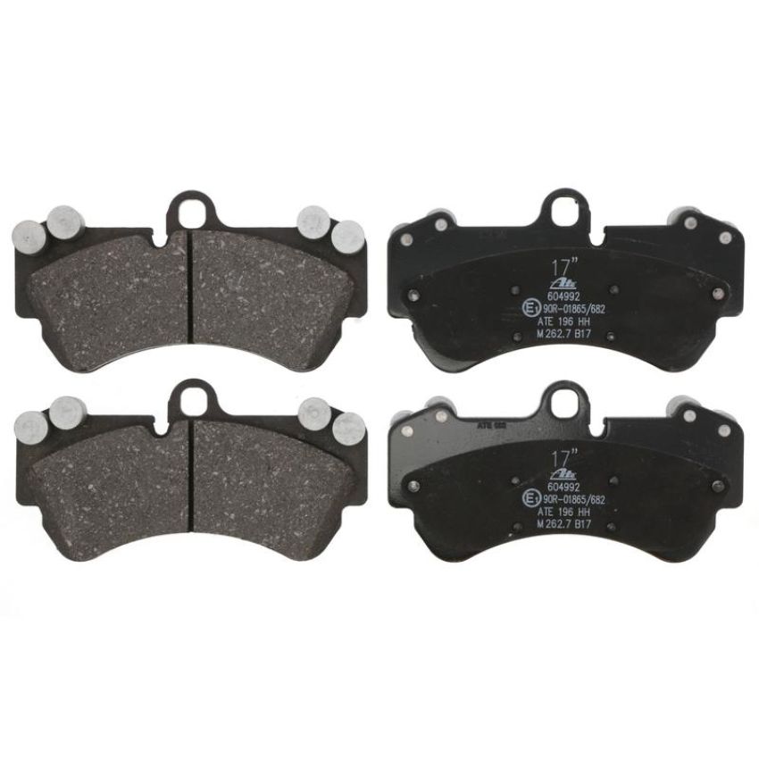 ATE 604992 ATE Semi-Metallic Front Disc Brake Pad Set 604992 for Mercedes-Benz, Porsche, VW