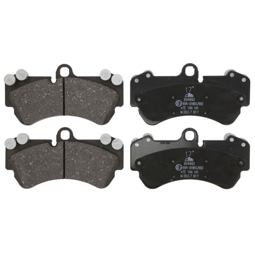 ATE 604992 ATE Semi-Metallic Front Disc Brake Pad Set 604992 for Mercedes-Benz, Porsche, VW