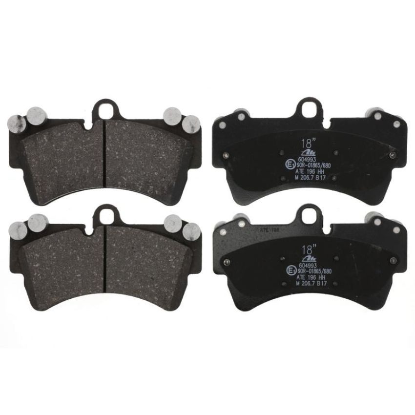 ATE 604993 ATE Semi-Metallic Front Disc Brake Pad Set 604993 for Audi, Porsche, Volkswagen
