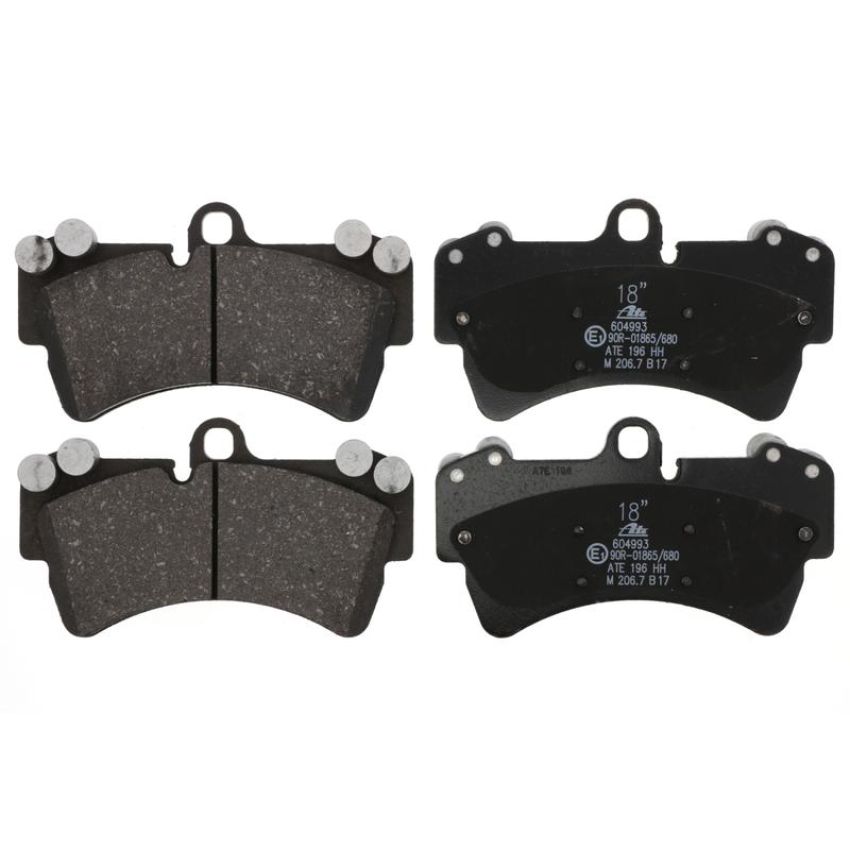 ATE 604993 ATE Semi-Metallic Front Disc Brake Pad Set 604993 for Audi, Porsche, Volkswagen