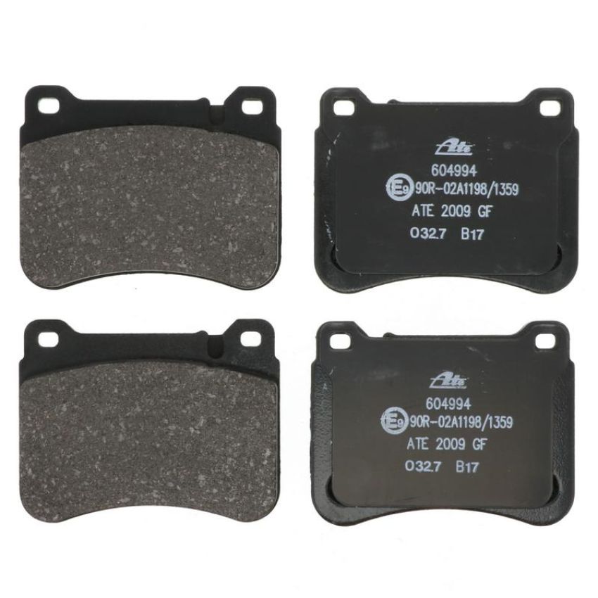 ATE 604994 ATE Original Semi-Metallic Front Disc Brake Pad Set 604994 for Mercedes-Benz