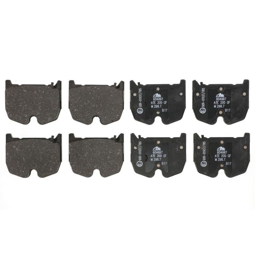 ATE 604997 ATE Original Semi-Metallic Front Disc Brake Pad Set 604997 for Mercedes-Benz