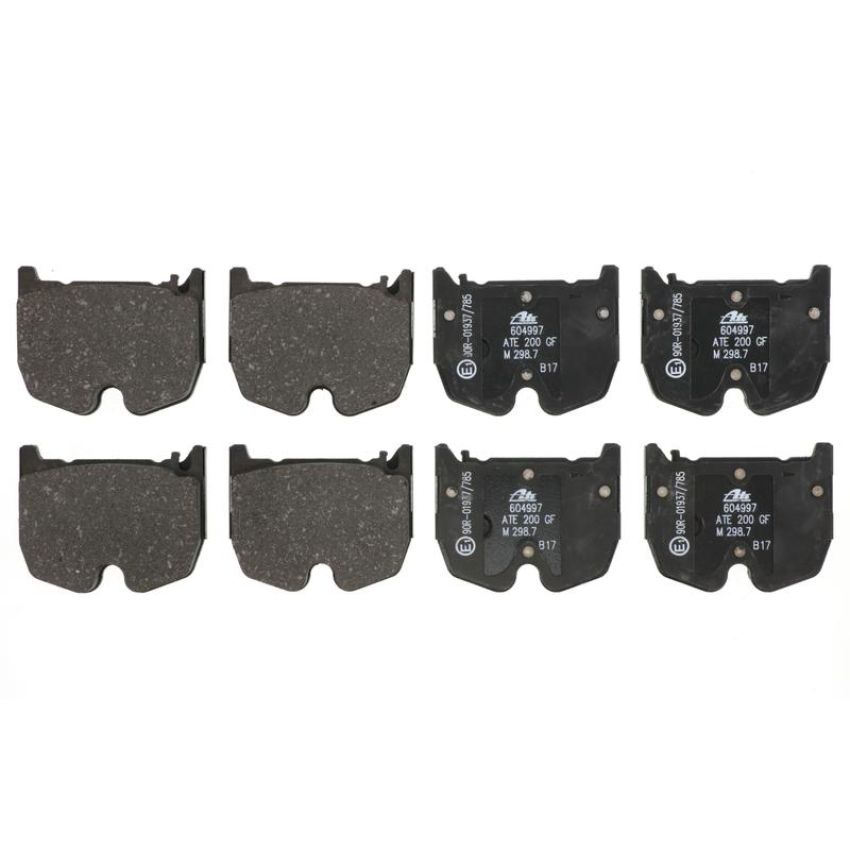 ATE 604997 ATE Original Semi-Metallic Front Disc Brake Pad Set 604997 for Mercedes-Benz