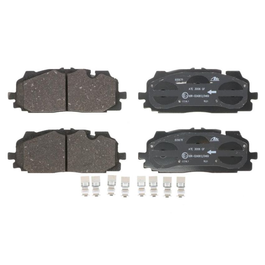 ATE 605678 ATE Original Semi-Metallic Front Disc Brake Pad Set 605678 for Audi