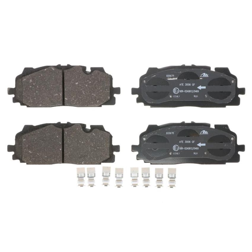ATE 605678 ATE Original Semi-Metallic Front Disc Brake Pad Set 605678 for Audi