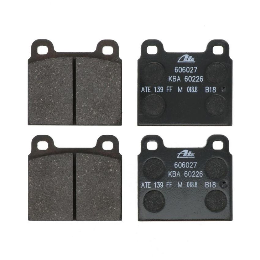 ATE 606027 ATE Semi-Metallic Front Disc Brake Pad Set 606027 for Alfa Romeo, MB, VW