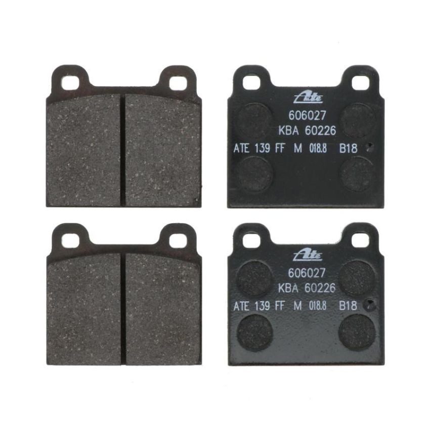 ATE 606027 ATE Semi-Metallic Front Disc Brake Pad Set 606027 for Alfa Romeo, MB, VW