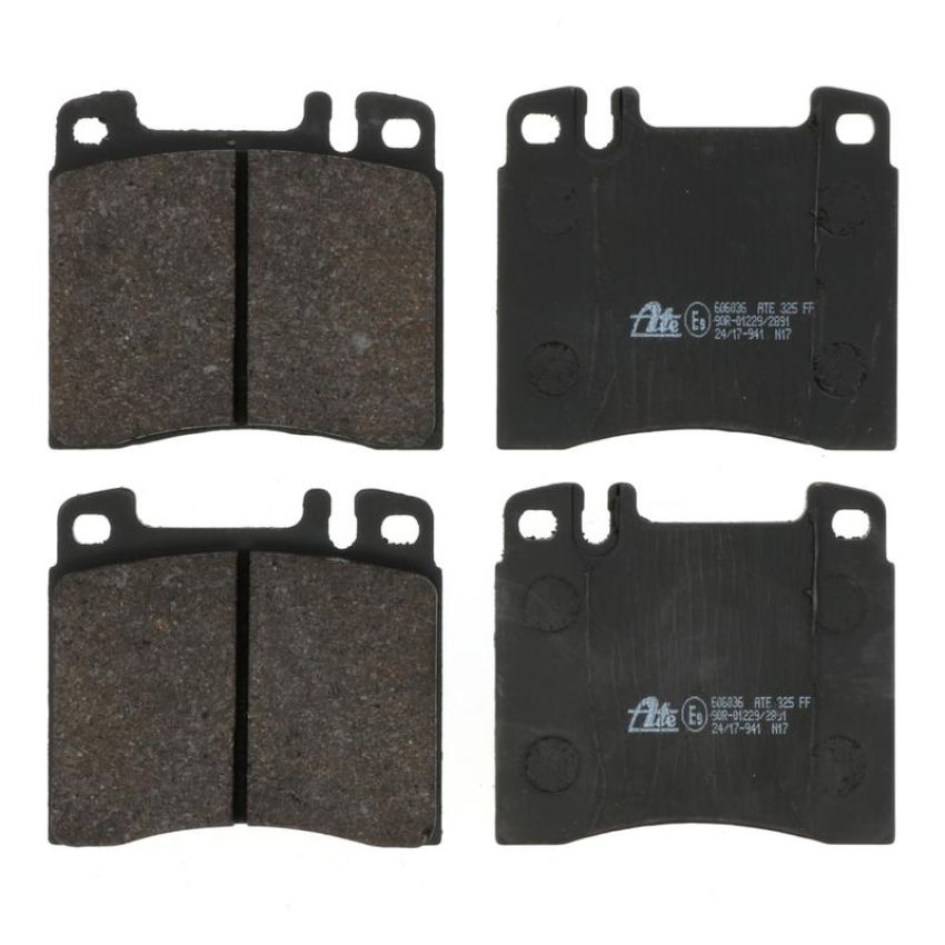 ATE 606036 ATE Original Semi-Metallic Front Disc Brake Pad Set 606036 for Mercedes-Benz