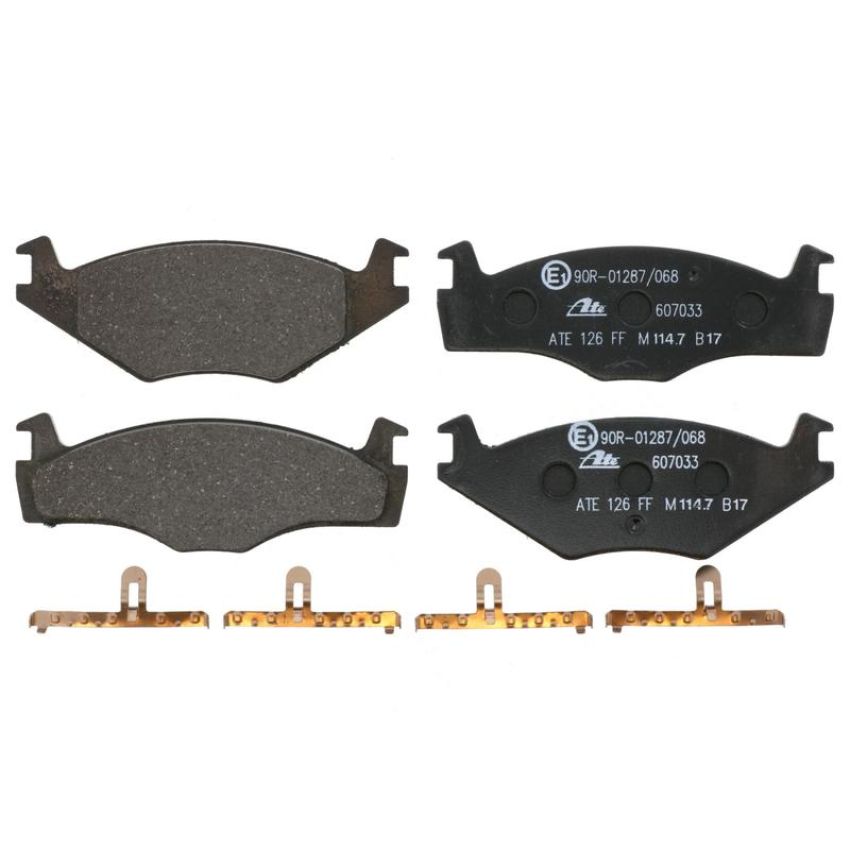 ATE 607033 ATE Original Semi-Metallic Front Disc Brake Pad Set 607033 for Volkswagen