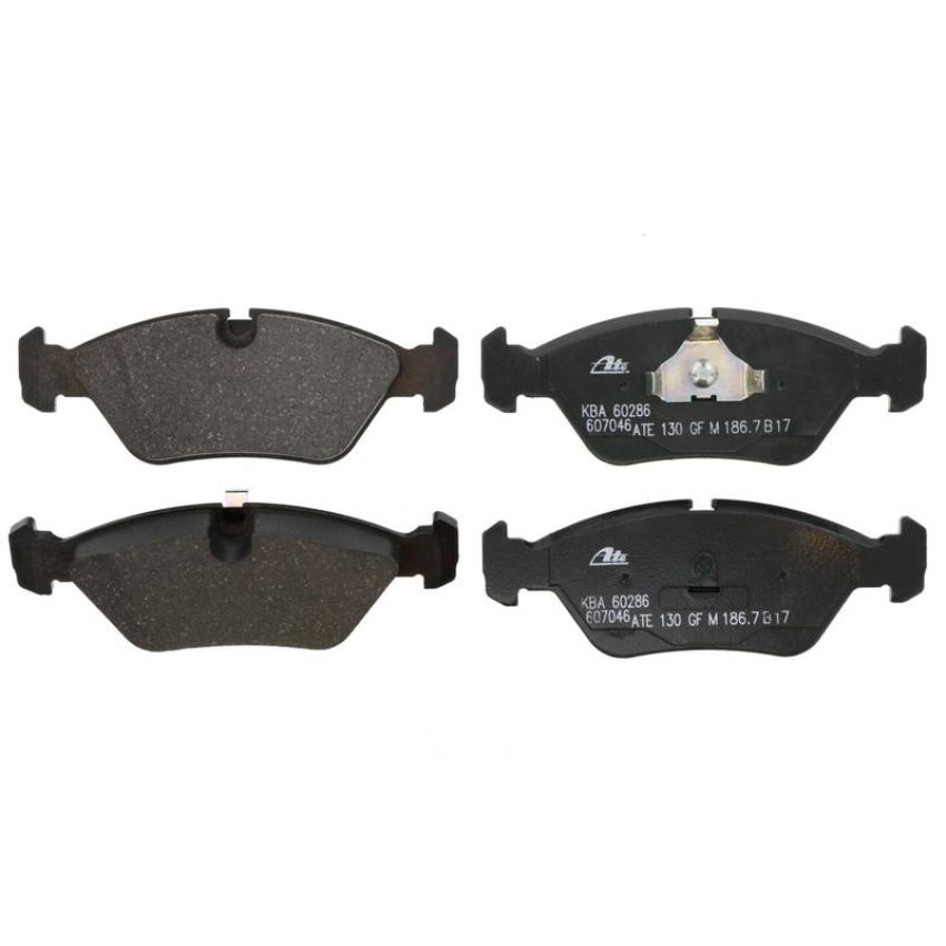 ATE 607046 ATE Original Semi-Metallic Front Disc Brake Pad Set 607046 for BMW