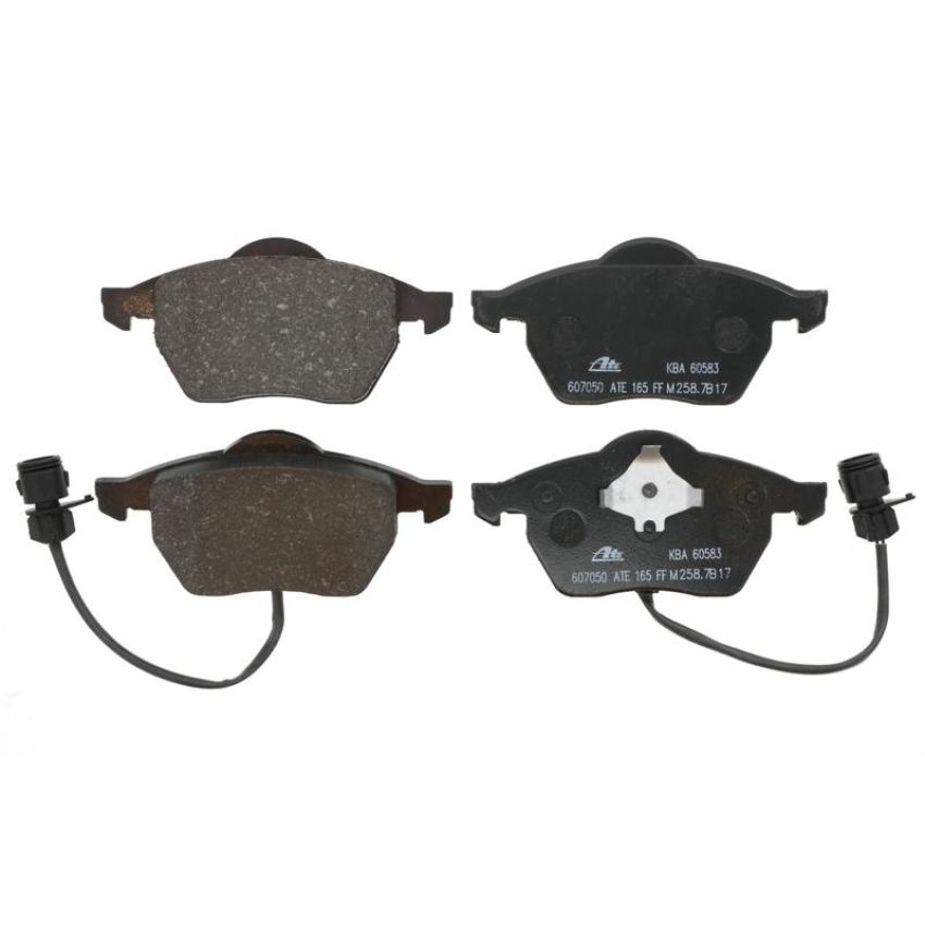 ATE 607050 ATE Original Semi-Metallic Front Disc Brake Pad Set 607050 for Audi