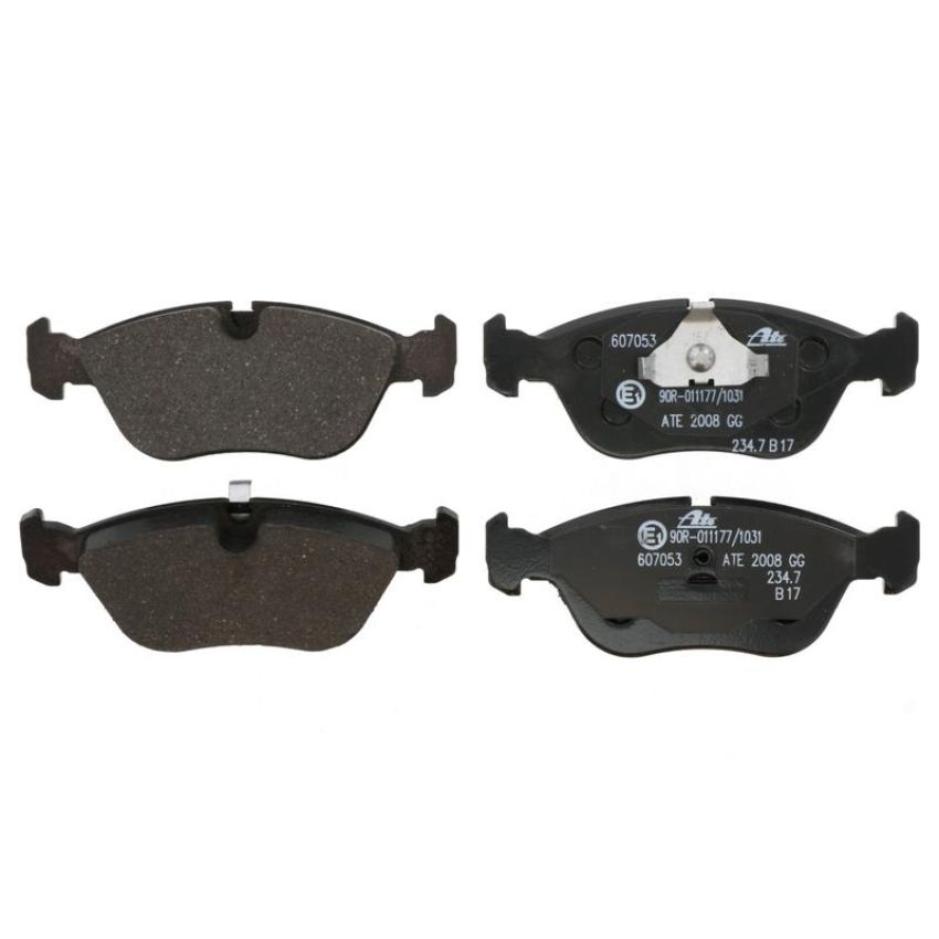 ATE 607053 ATE Original Semi-Metallic Front Disc Brake Pad Set 607053 for Volvo