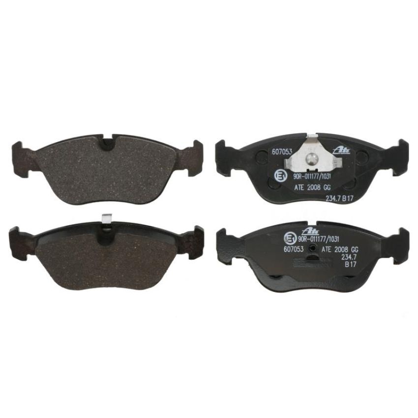ATE 607053 ATE Original Semi-Metallic Front Disc Brake Pad Set 607053 for Volvo