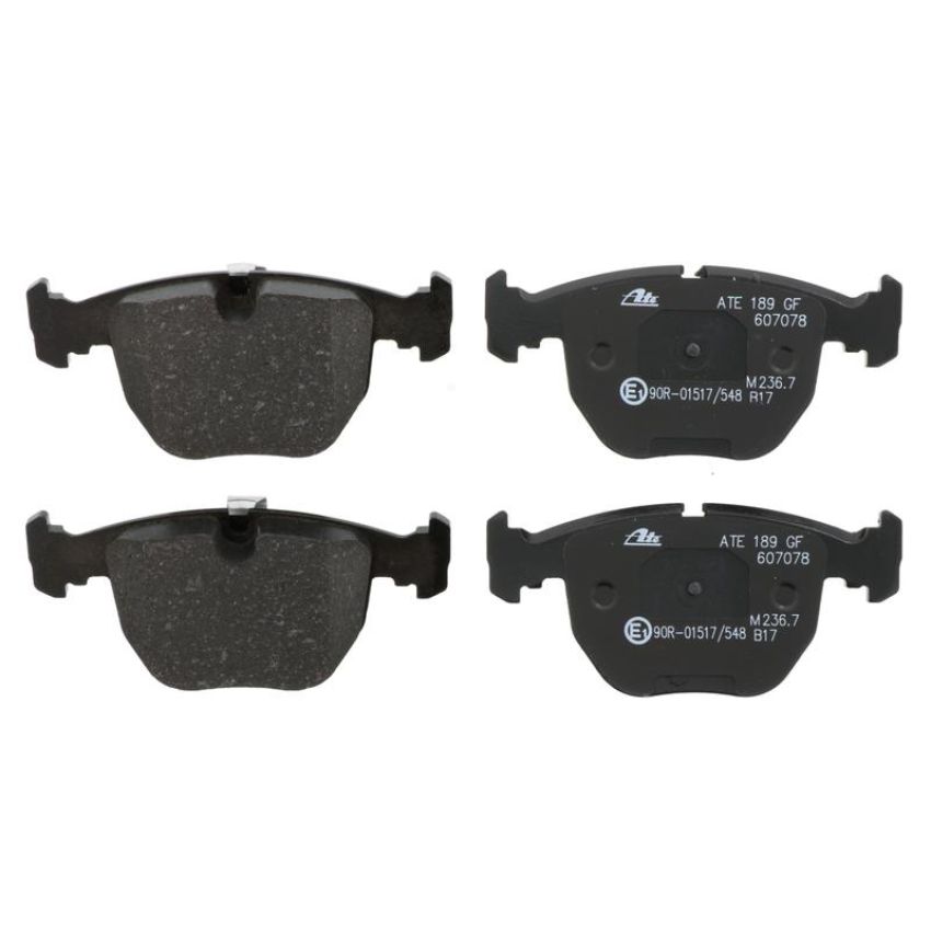 ATE 607078 ATE Original Semi-Metallic Front Disc Brake Pad Set 607078 for BMW