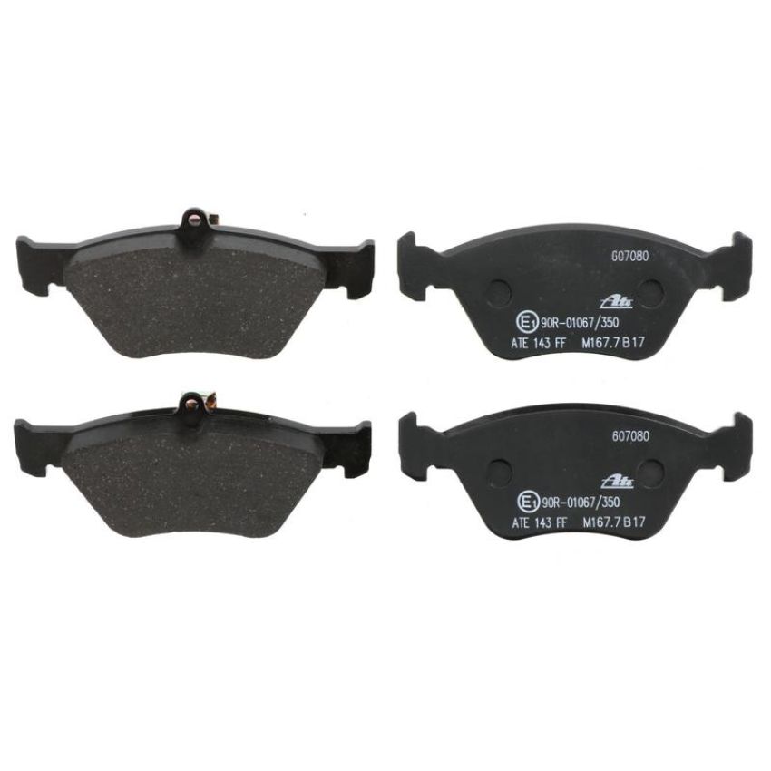 ATE 607080 ATE Original Semi-Metallic Front Disc Brake Pad Set 607080 for Saab