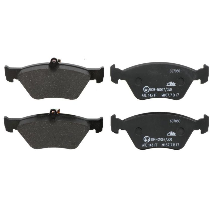ATE 607080 ATE Original Semi-Metallic Front Disc Brake Pad Set 607080 for Saab