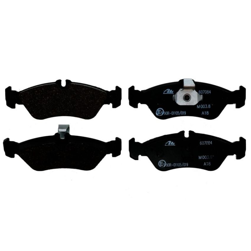 ATE 607084 ATE Semi-Metallic Rear Disc Brake Pad Set 607084 for Dodge, Freightliner