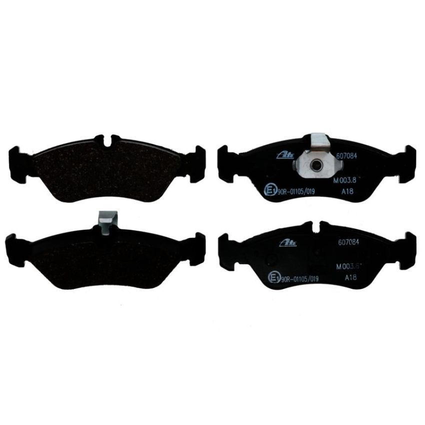ATE 607084 ATE Semi-Metallic Rear Disc Brake Pad Set 607084 for Dodge, Freightliner