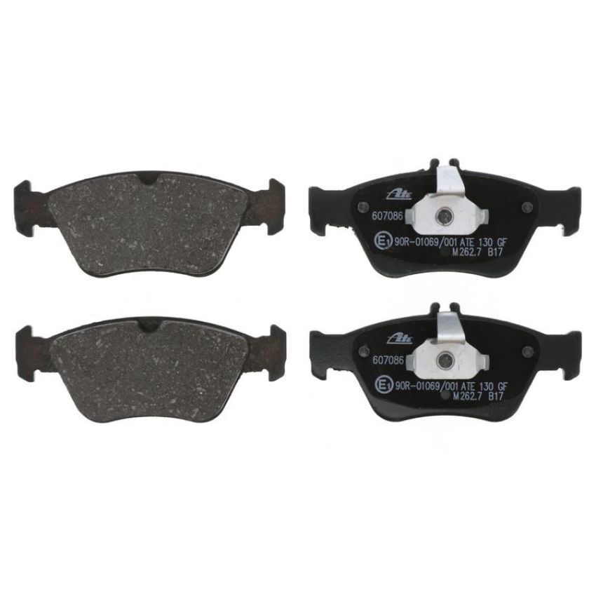 ATE 607086 ATE Original Semi-Metallic Front Disc Brake Pad Set 607086 for Mercedes-Benz