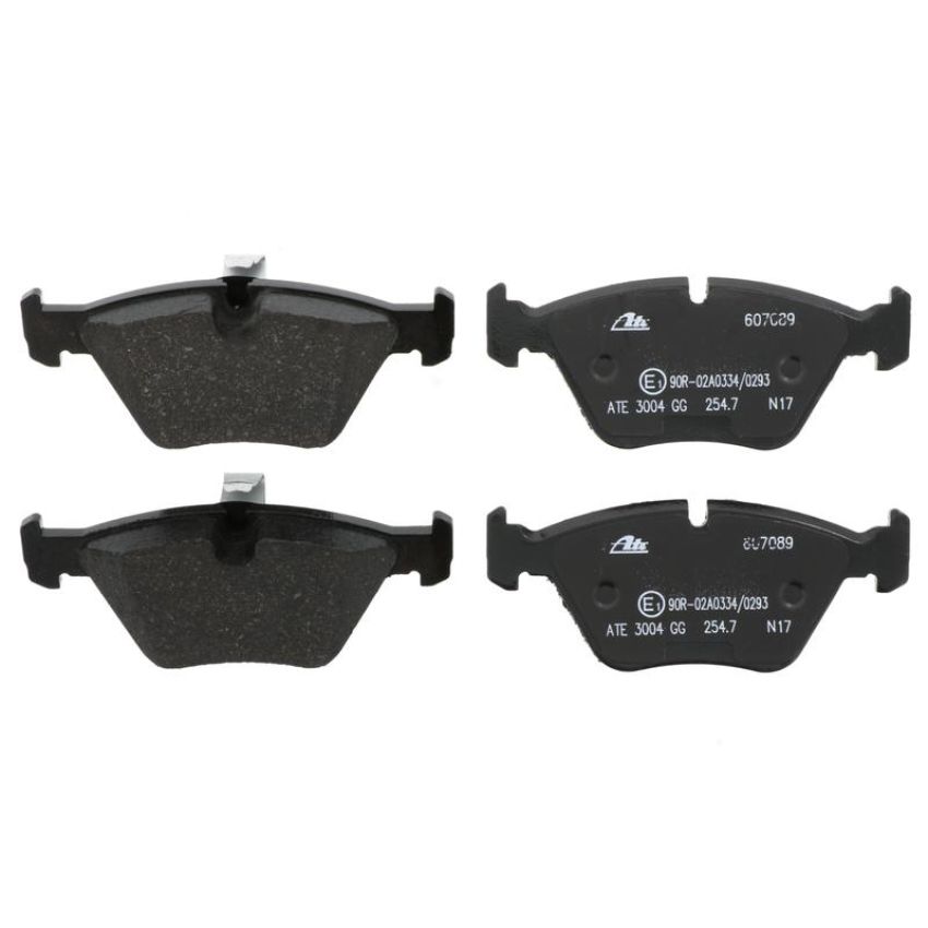 ATE 607089 ATE Original Semi-Metallic Front Disc Brake Pad Set 607089 for BMW