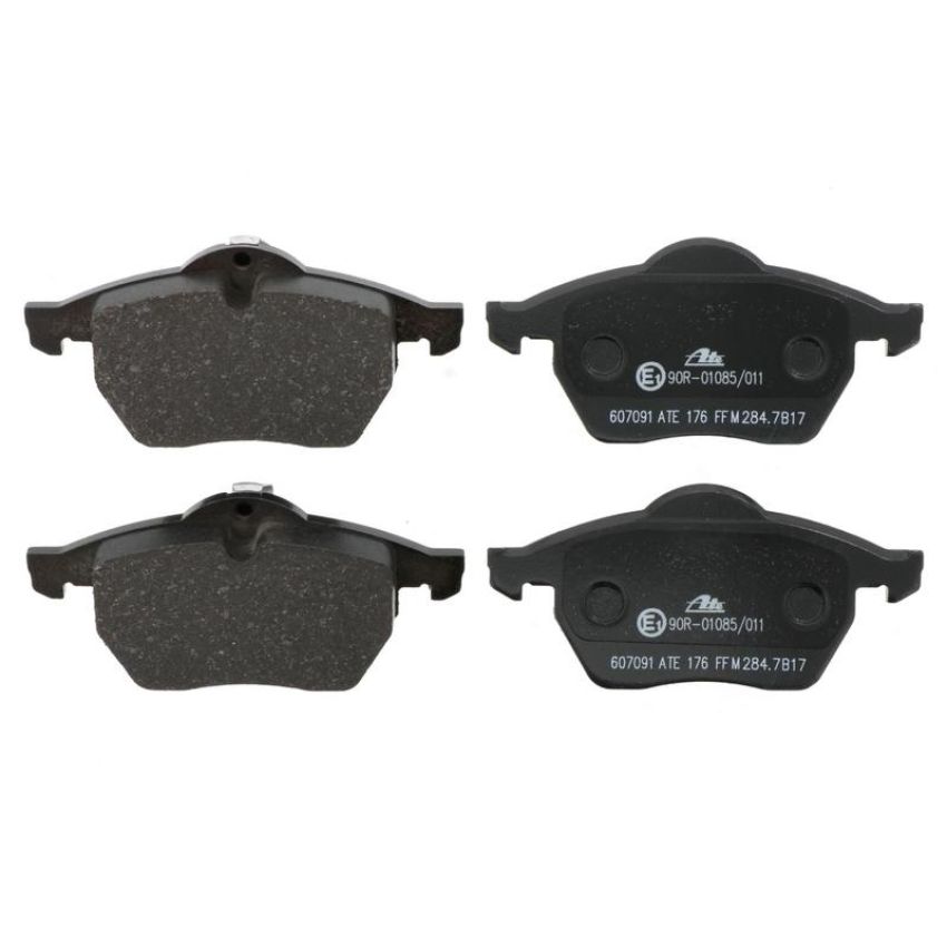 ATE 607091 ATE Original Semi-Metallic Front Disc Brake Pad Set 607091 for Saab