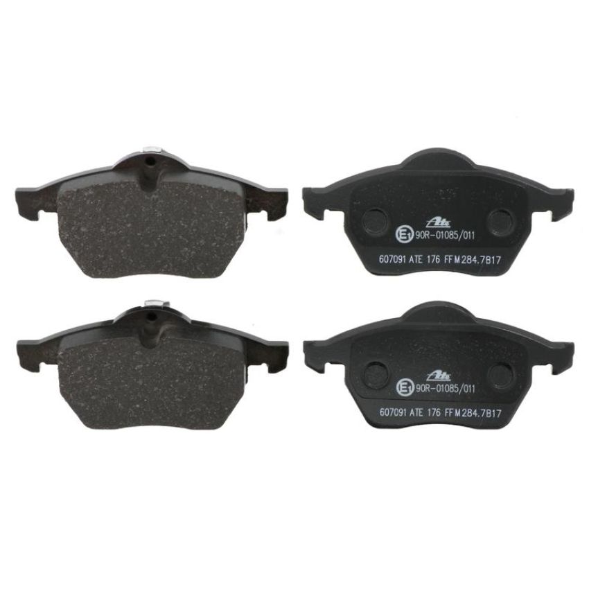 ATE 607091 ATE Original Semi-Metallic Front Disc Brake Pad Set 607091 for Saab