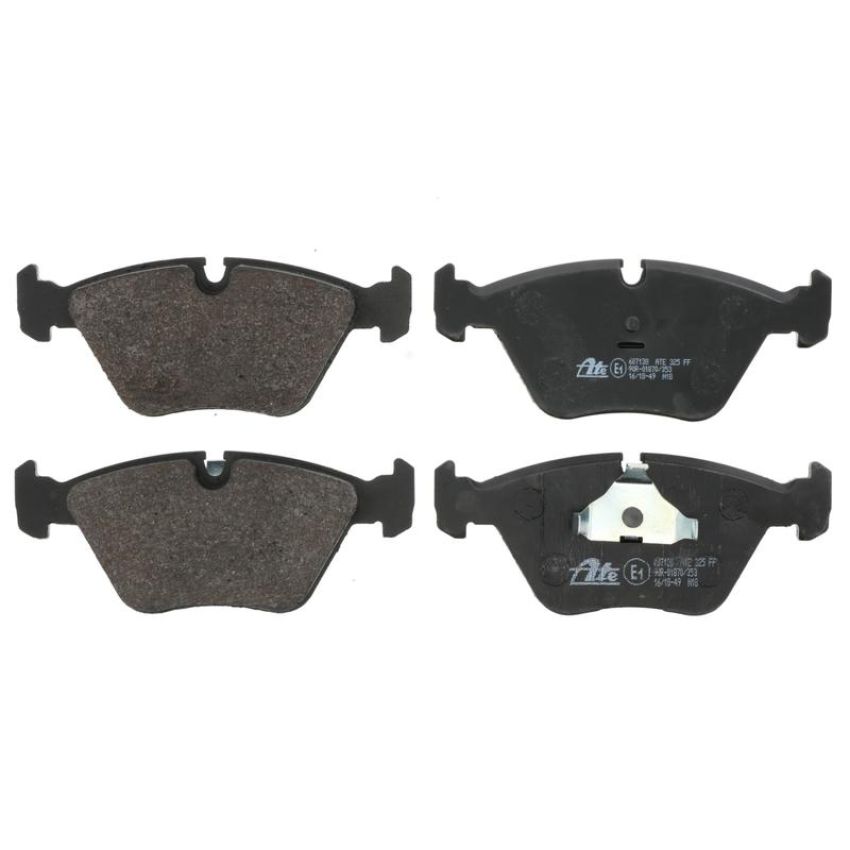 ATE 607138 ATE Original Semi-Metallic Front Disc Brake Pad Set 607138 for Jaguar