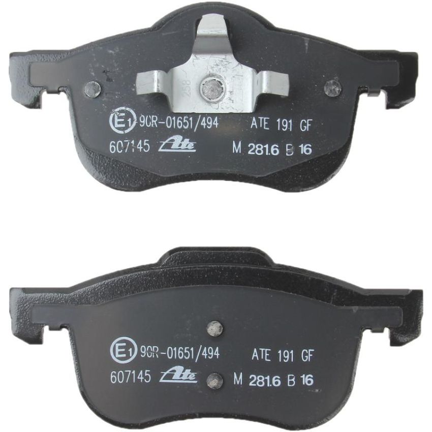 ATE 607145 ATE Original Semi-Metallic Front Disc Brake Pad Set 607145 for Volvo