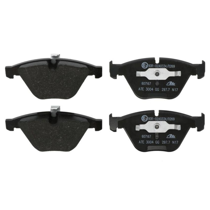 ATE 607167 ATE Original Semi-Metallic Front Disc Brake Pad Set 607167 for BMW