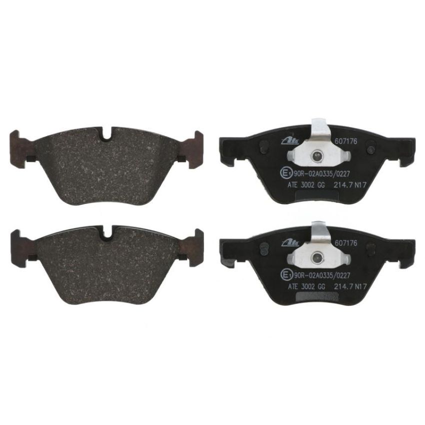 ATE 607176 ATE Original Semi-Metallic Front Disc Brake Pad Set 607176 for BMW