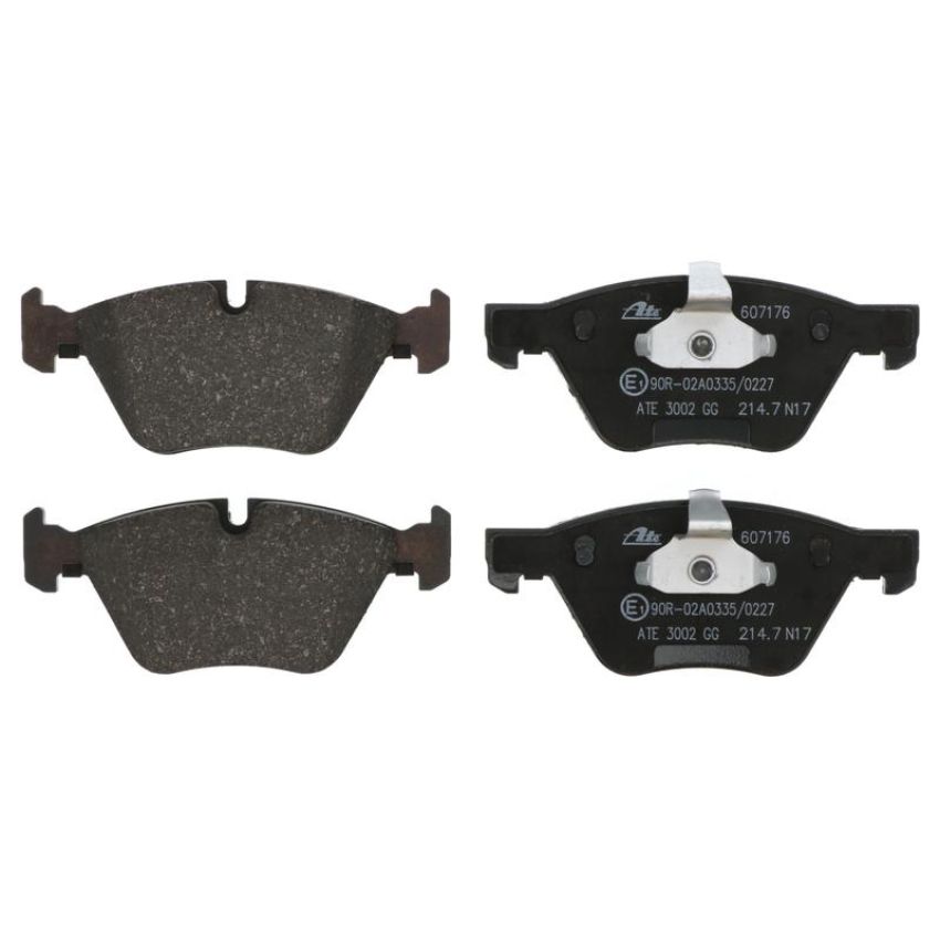 ATE 607176 ATE Original Semi-Metallic Front Disc Brake Pad Set 607176 for BMW