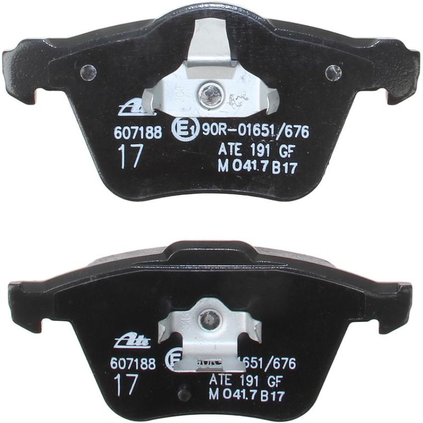 ATE 607188 ATE Original Semi-Metallic Front Disc Brake Pad Set 607188 for Volvo