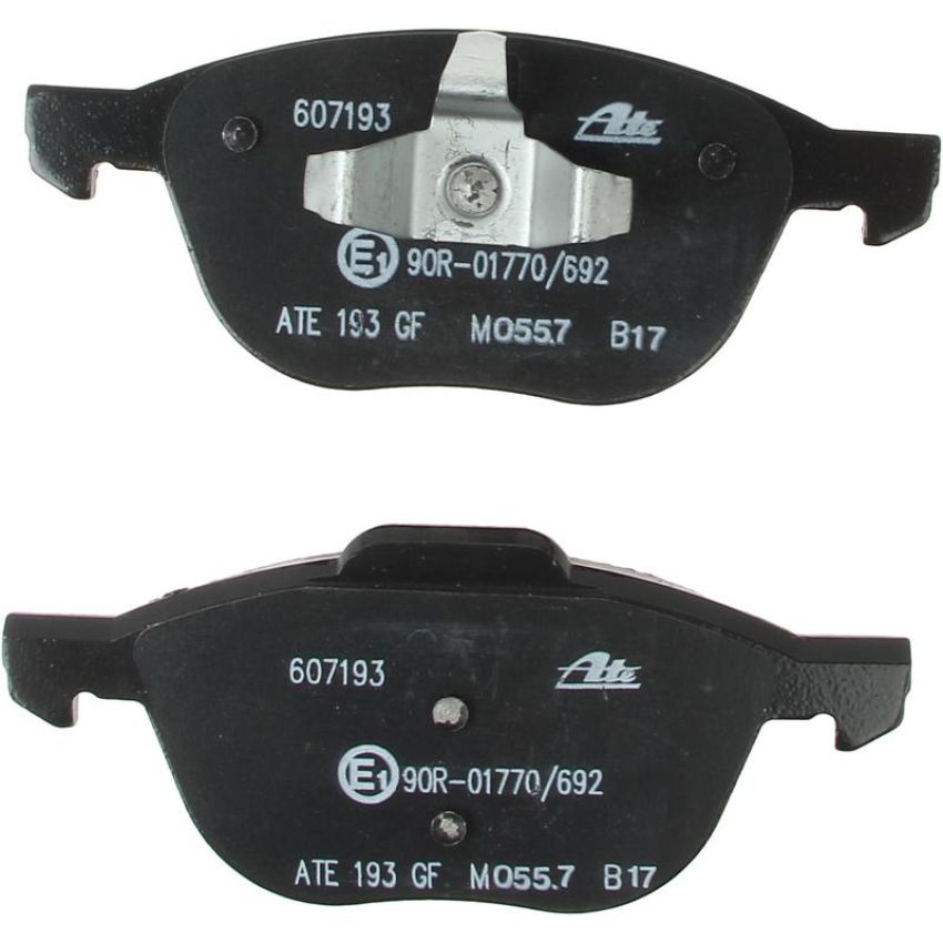 ATE 607193 ATE Semi-Metallic Front Disc Brake Pad Set 607193 for Ford, Mazda, Volvo