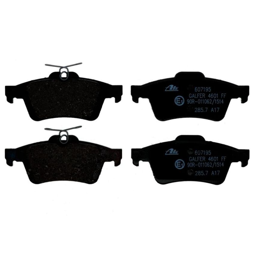ATE 607195 ATE Semi-Metallic Rear Disc Brake Pad Set 607195 GM, Ford, Mazda, Saab, Volvo