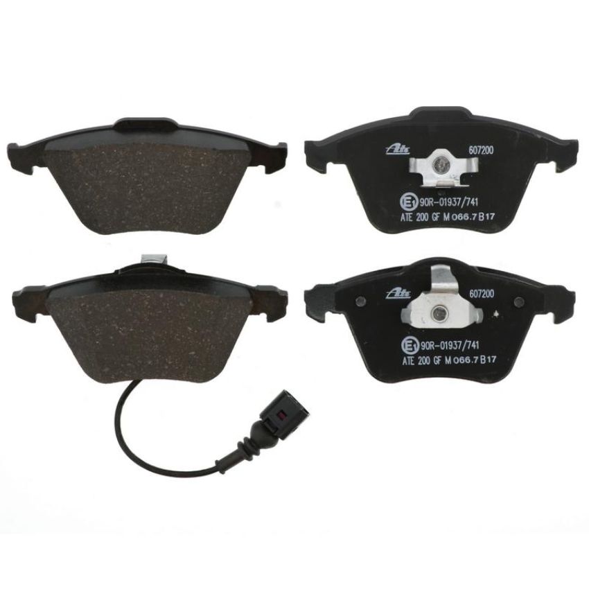 ATE 607200 ATE Original Semi-Metallic Front Disc Brake Pad Set 607200 for Volkswagen